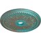 Ekena Millwork Winsor Ceiling Medallion (Fits Canopies up to 4"), 27 1/2"OD x 4"ID x 1 1/2"P, Copper Green Patina CM27WICGS - alternate 2